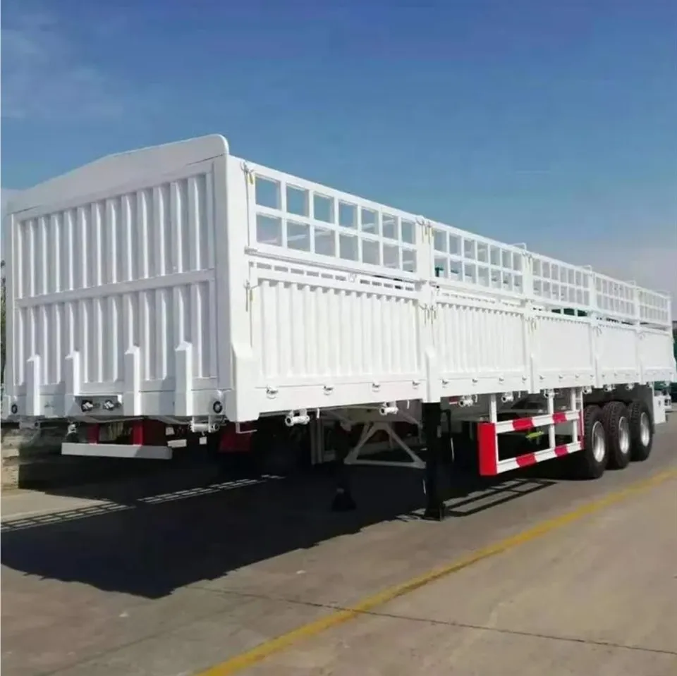 60 Ton Fence Cargo Truck Semi Trailer